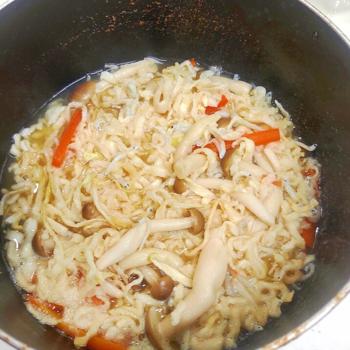 切り干し大根としらす煮
